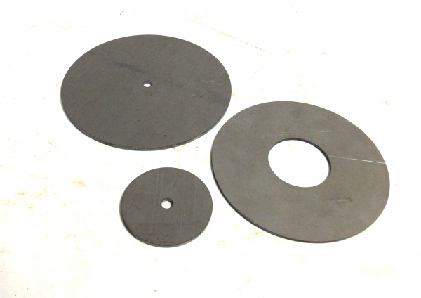 Stahlronde mit Mittelloch Ring 12mm Materialstärke
