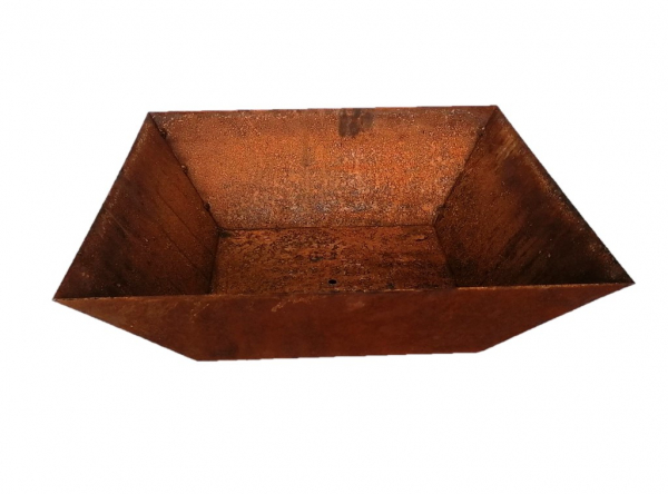 Edelrost Schale konisch 49 x 49 cm groß