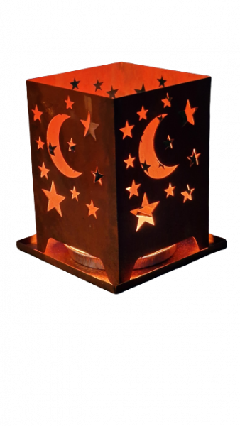 Tisch Feuerkorb Mond - Sterne