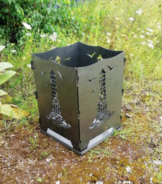 Feuerkorb Leuchtturm steckbar mit verschieden Motiven