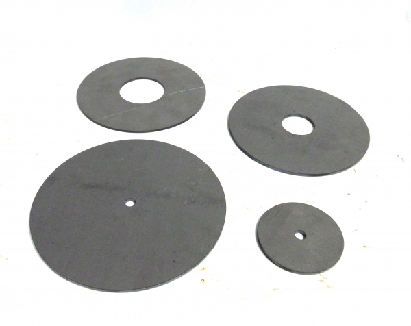 Stahlronde mit Mittelloch Ring 2mm Materialstärke