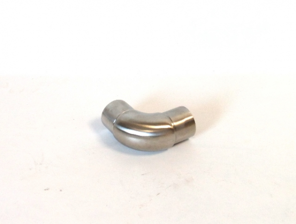 Edelstahl Eckbogen Steckbogen 90° für Rohr Ø 42,4 x 2,0mm