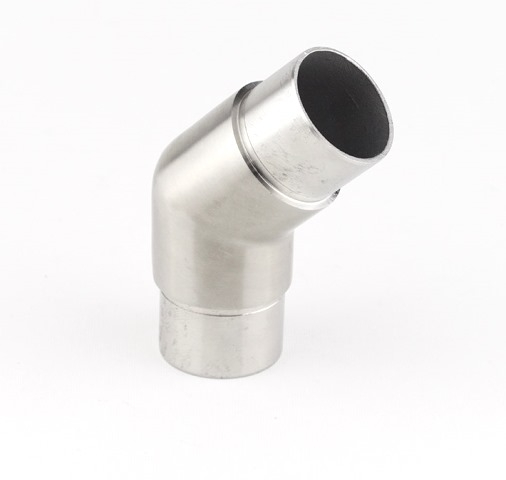 Edelstahl Eckbogen Steckbogen 135° für Rohr Ø 42,4 x 2,0mm